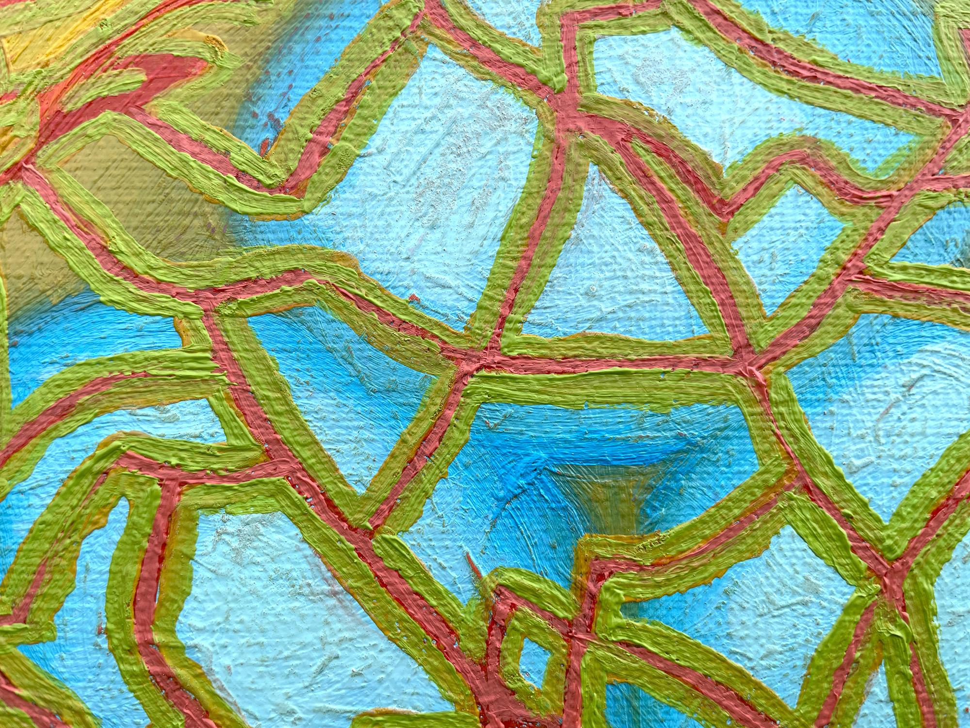 Bird Nest - Brown Animal Painting by Jolanta Johnsson