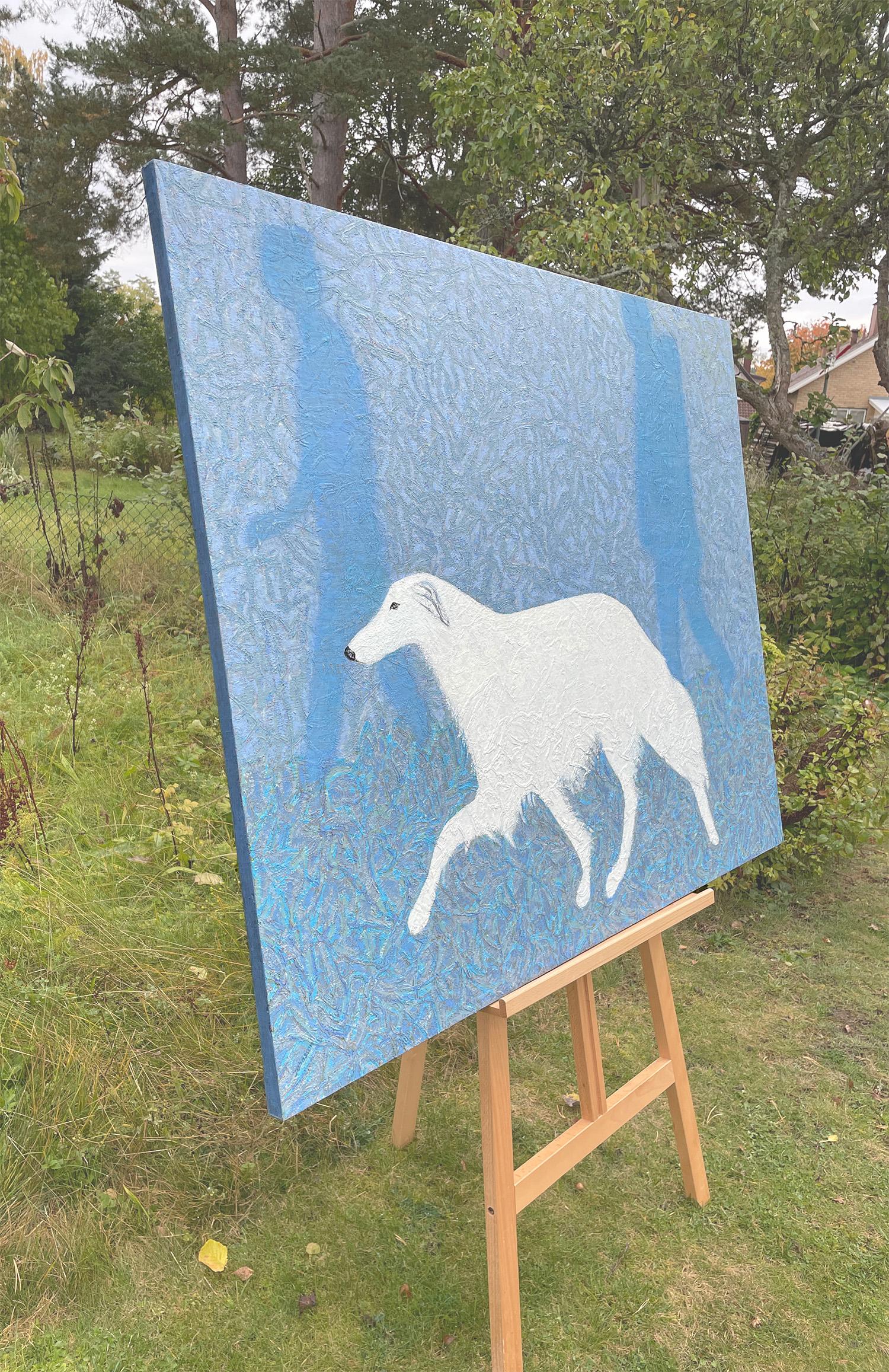 Borzoi Dog White For Sale 11