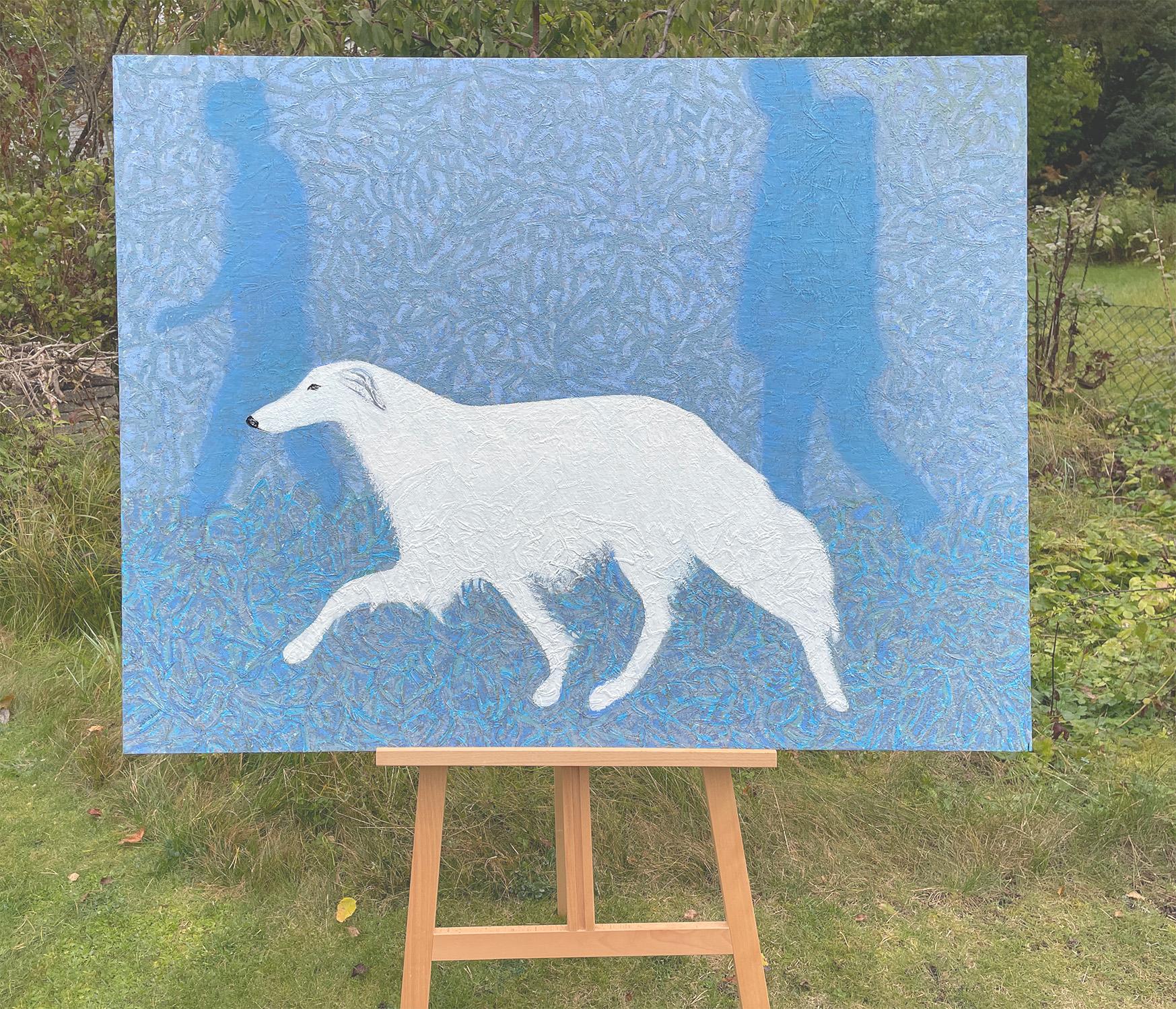 Borzoi Dog White For Sale 12
