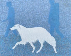 Borzoi Dog White