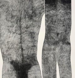 Human 6 - Contemporary Print, Figurative, Couple, Black & white