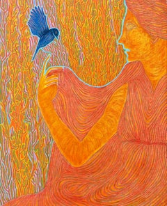 Lady with Bird