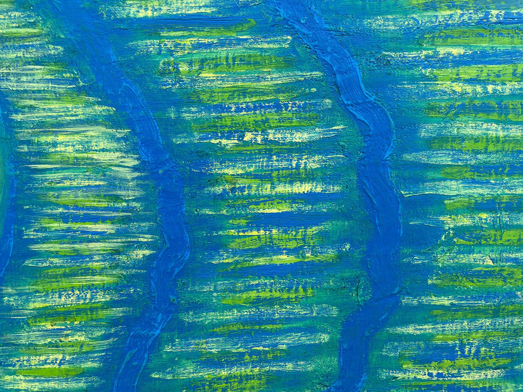 Jolanta Johnsson, experienced Polish artist, graduate of the Academy of Fine Arts in Warsaw, PhD of fine arts, university teacher. She currently lives in Sweden. This is how she writes about the painting:
Morning glorious on the waves is a