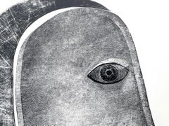 Art Print with Upturned Faces