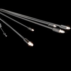 Araña de 12 luces Jolie Negra