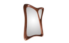 Jolie Mirror Natural Walnut on Walnut wood by Amorph