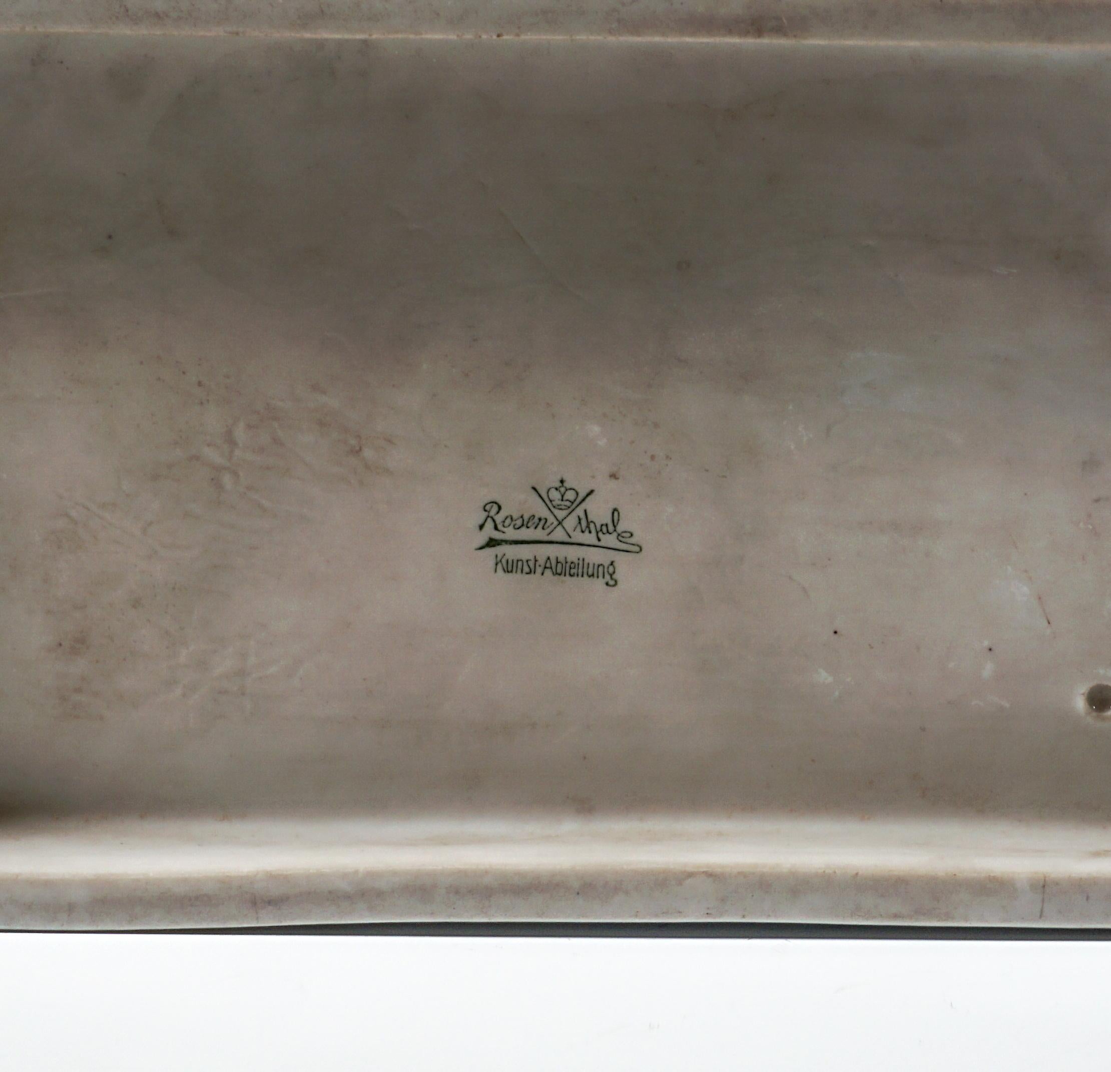 „Jolly Ride“ Akt auf Strauß, Porzellangruppe, Rosenthal Selb Deutschland, 1912-1914 4