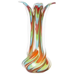 Jolly Vase, Vintage Murano Glass, 1970s