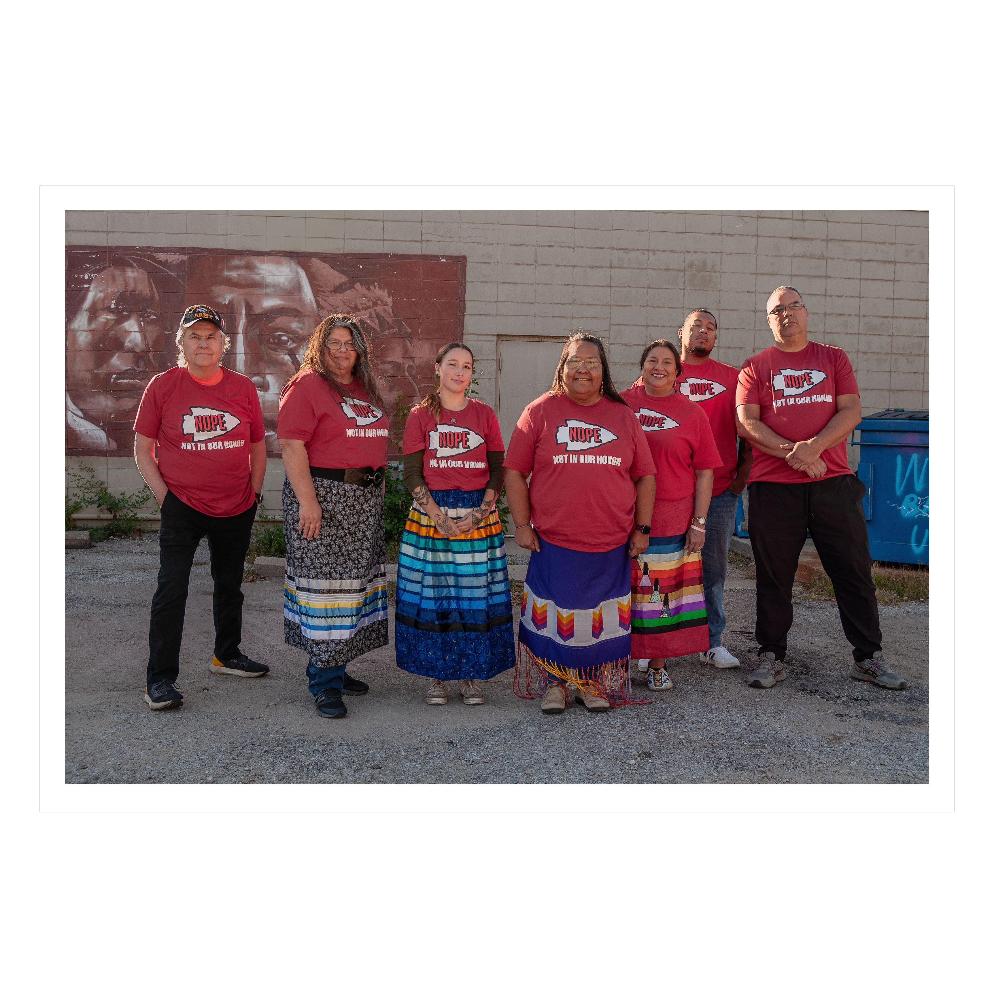 Kansas City Indian Center Staff Members - Photograph by JoLynne Martinez 