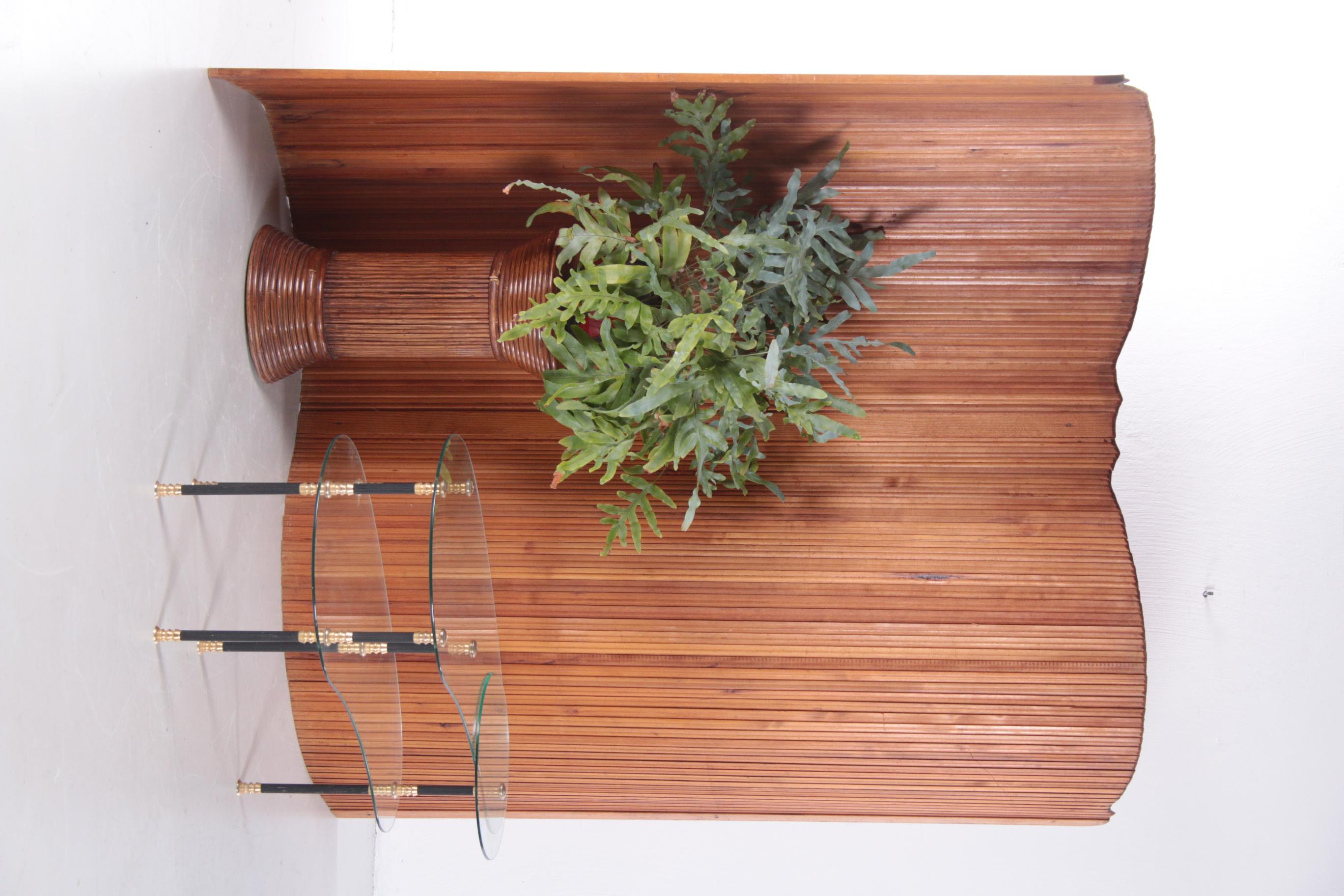 slatted screen room divider