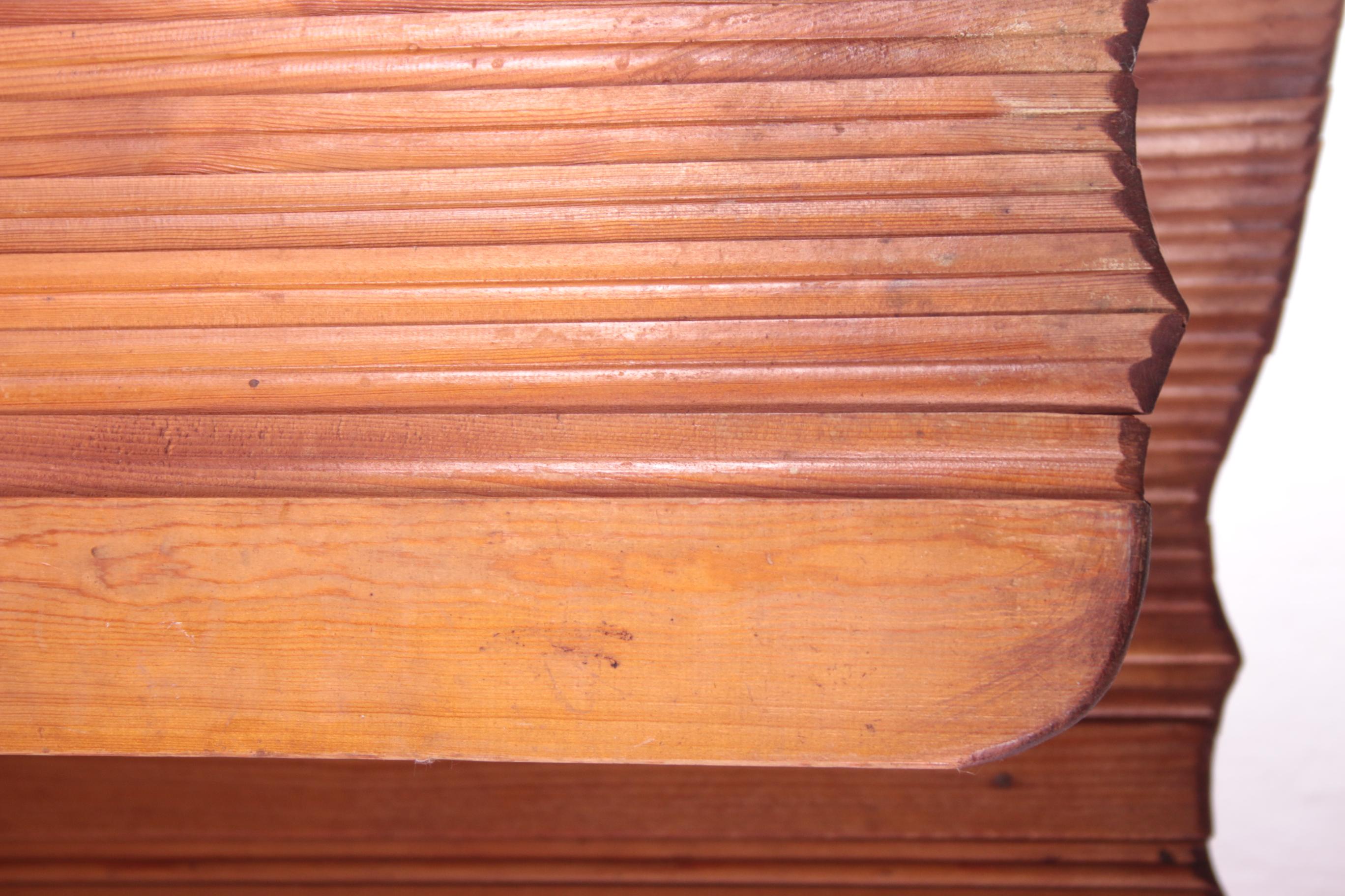 Mid-Century Modern Jomain Baumann Tambour Screen Room Divider, 1930s