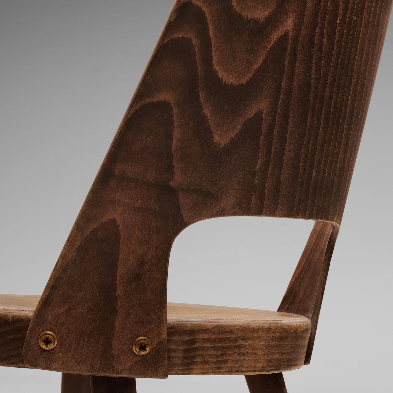 Mid-Century Modern Jomaine Baumann Pair of 'Mondor' Dining Chairs