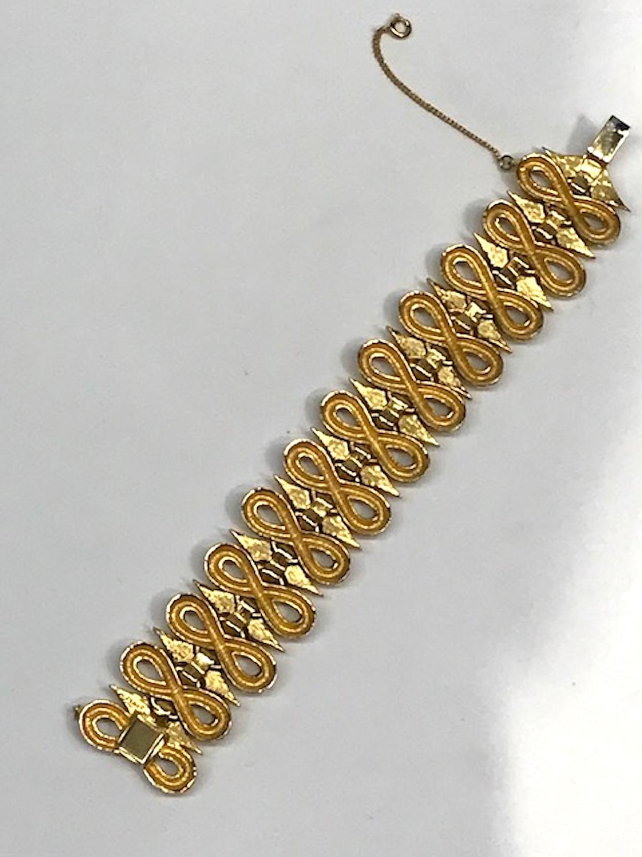Jomaz 1960s Abstract Link Bracelet 10
