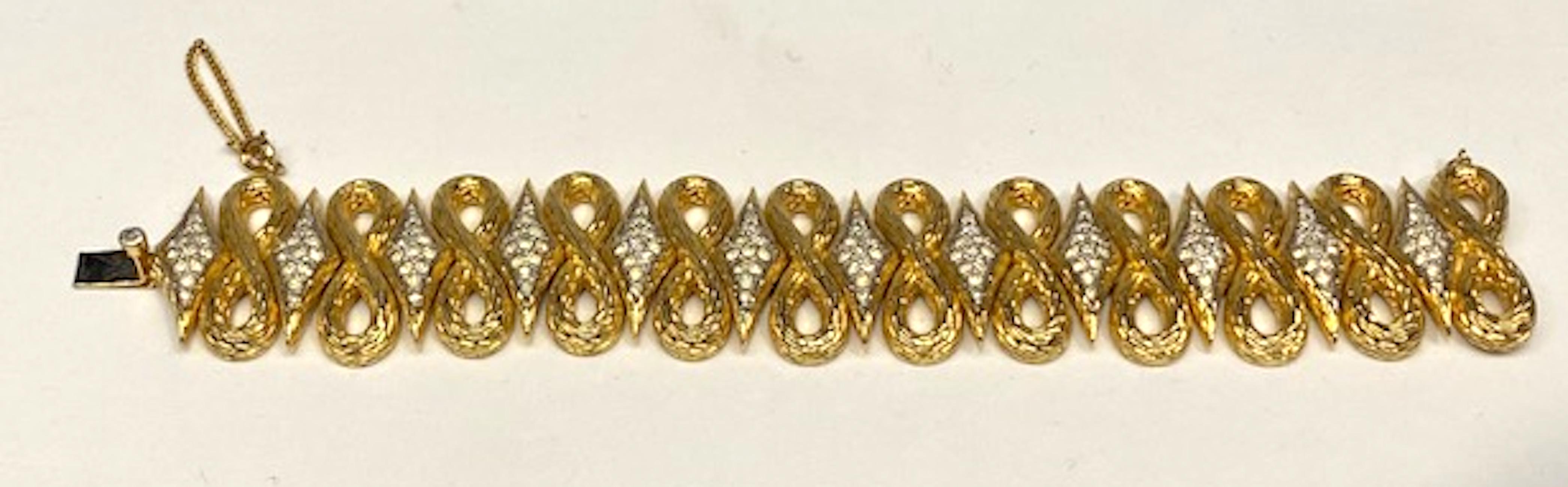 Women's Jomaz 1960s Abstract Link Bracelet