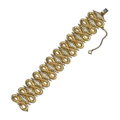 Jomaz 1960s Abstract Link Bracelet