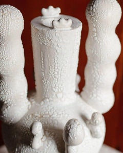 Vase de fertilité contemporain Jomon 10 par Noe Kuremoto