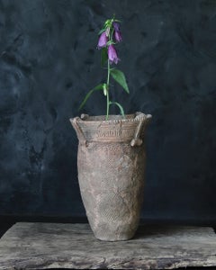 Jomon Pottery Deep Bowl /Antique Japanese vase/c. 14, 000–300 BC/Wabi-sabi