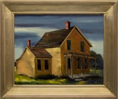 Used East Santa Cruz (California), Farm House with Storm Clouds Landscape Painting