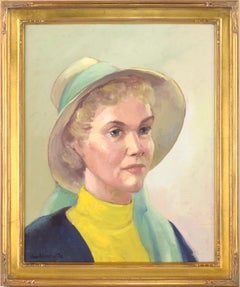 Vintage Mid Century Portrait of Woman
