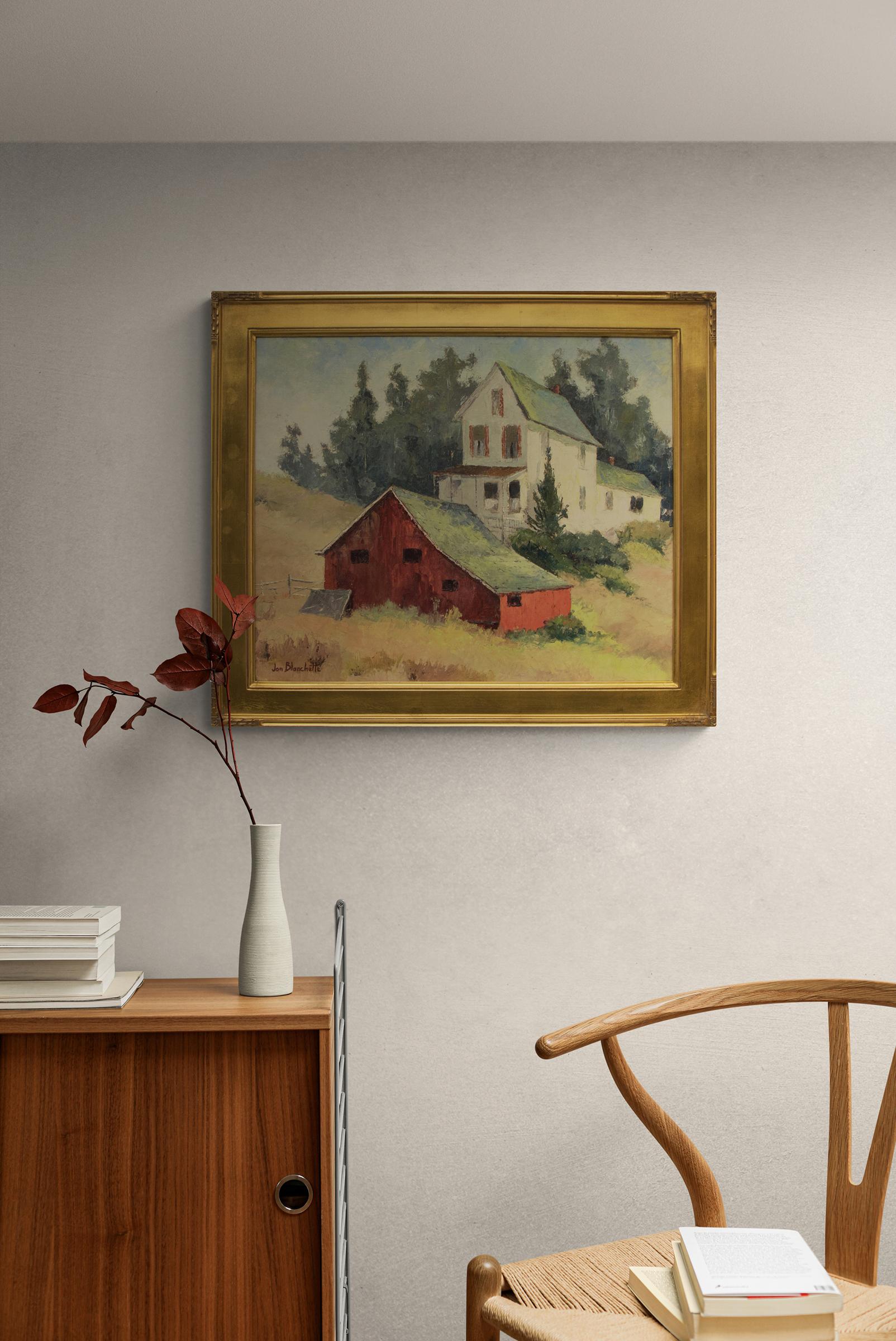 farmhouse landscape painting