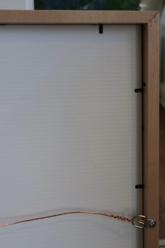 Girasole, luglio 2024, #1; 29" x 23" con cornice, Natura morta, Stampa digitale a pigmenti