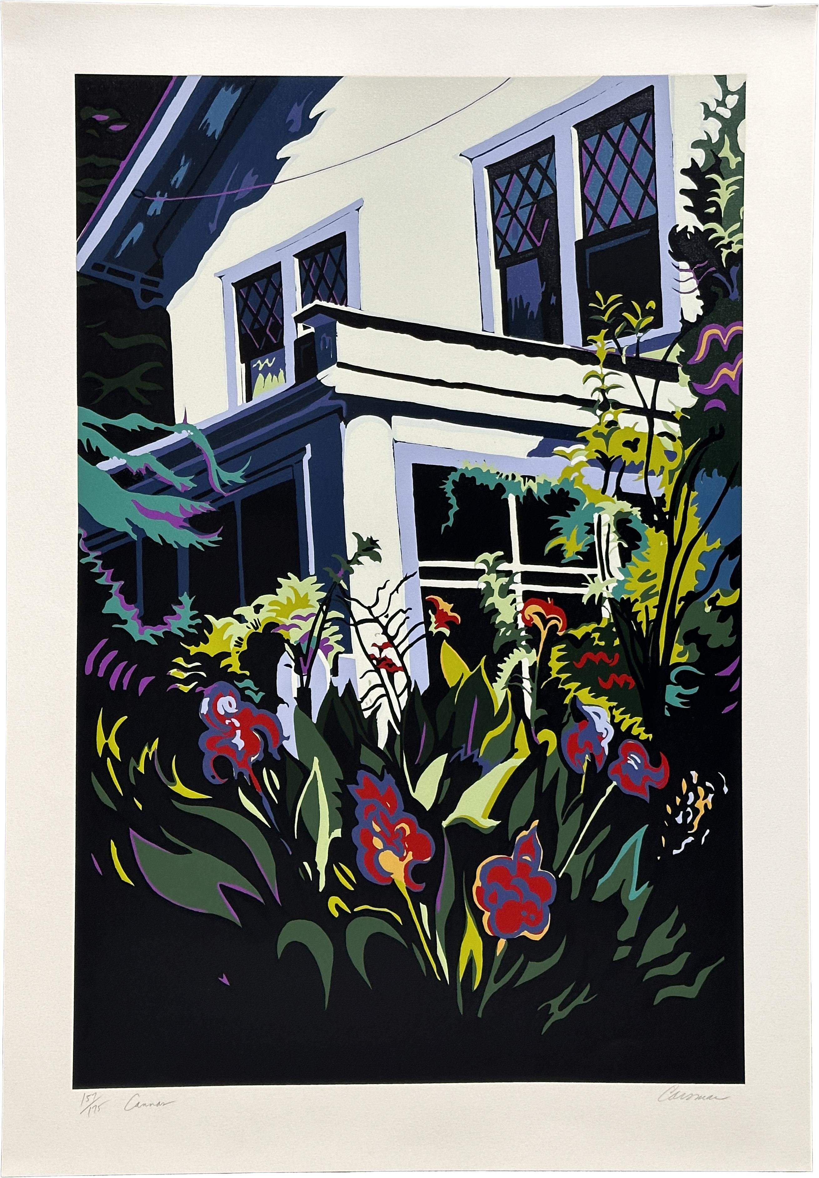Jon Carsman Landscape Print - Cannas 1978 Signed Limited Edition Screen Print on Arches