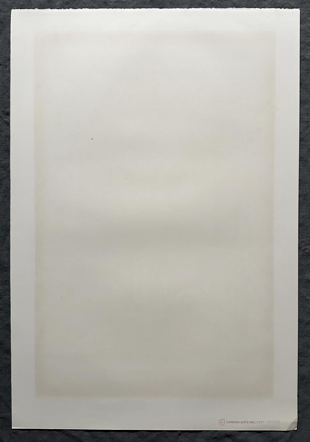 Jon Carsman Faded Glory 1977 Serigrafía firmada de edición limitada en venta 4