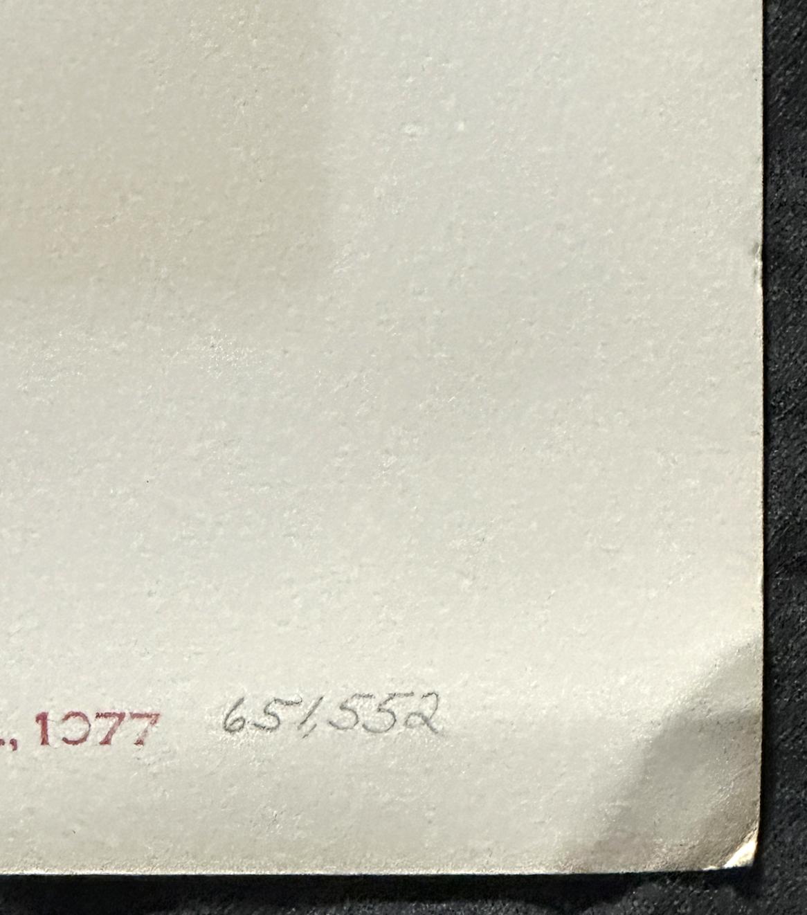 Jon Carsman Faded Glory 1977 Serigrafía firmada de edición limitada en venta 6