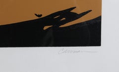 Palmettos, serigrafía fotorrealista enmarcada de Jon Carsman