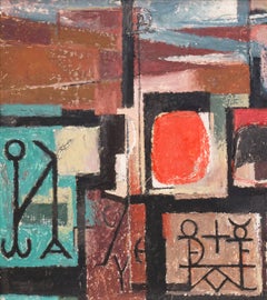 'Geometric Interior', New York ASL, California Watercolor Society, Oakland