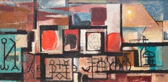 'Geometric Interior', New York ASL, California Watercolor Society, Oakland