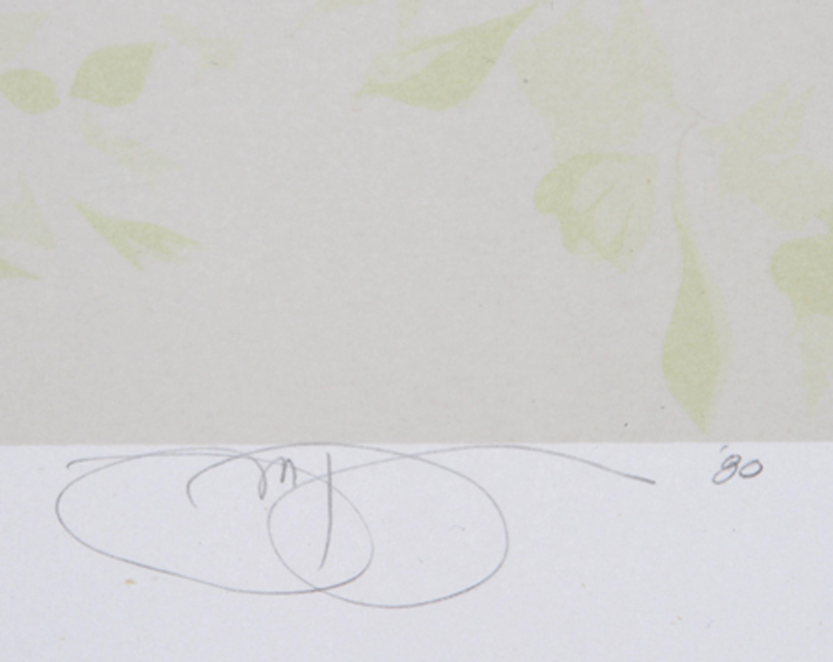 Apple Blossoms, American Modern Lithograph by Jon D'Orazio For Sale 1