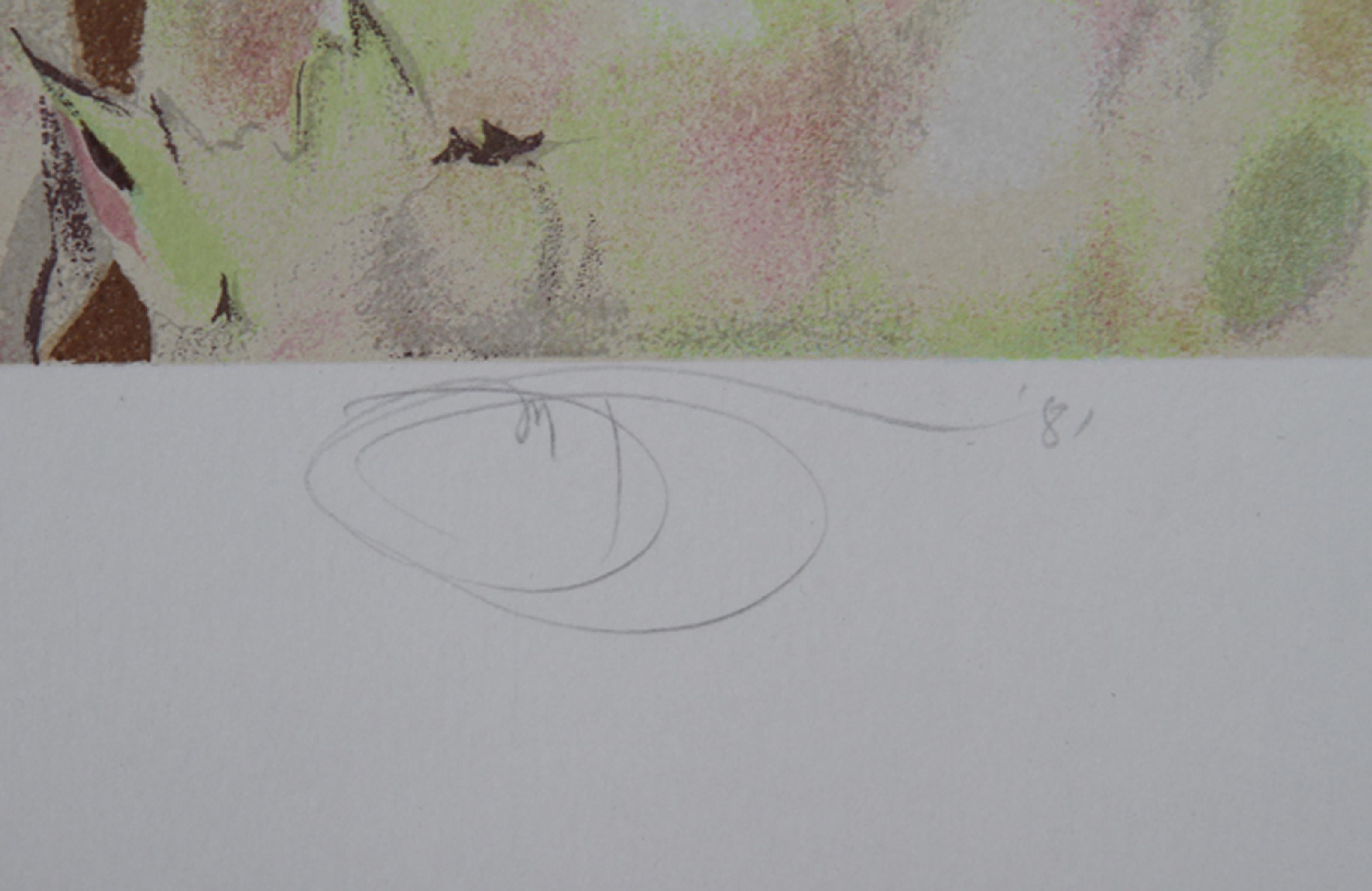 Dogwood II, litografía impresionista de Jon D'Orazio en venta 1