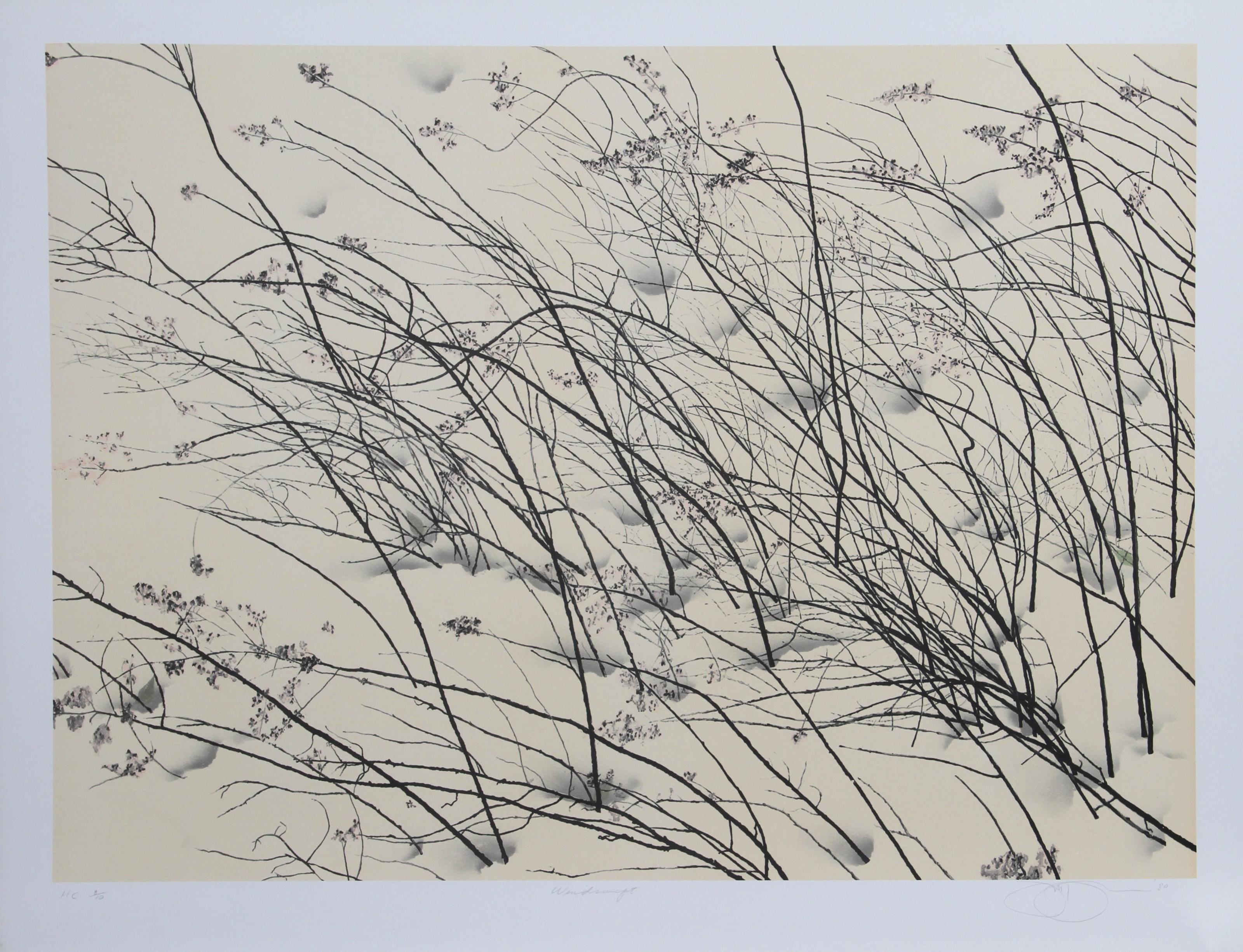 Windswept, American Modern Lithograph by Jon D'Orazio