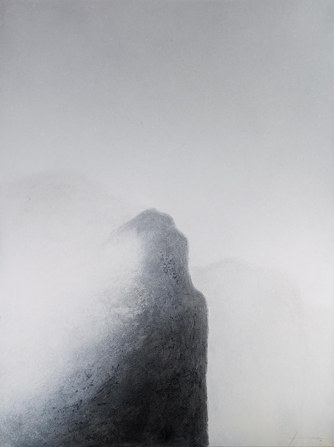 Black Mountains I - 21° secolo, Contemporaneo, Pittura, Tecnica mista