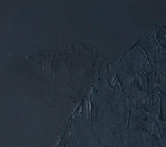 Tableau contemporain « Black Mountains XIV - 21st Century », peinture abstraite, paysage