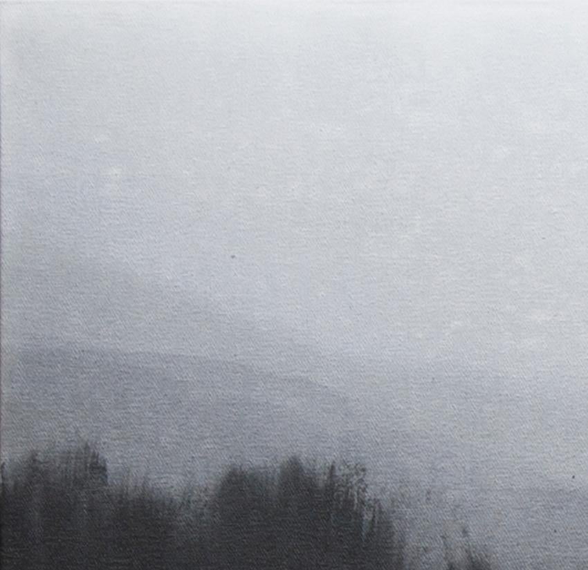 Zeitgenössische Kunst, Wasser, Landschaftsmalerei, Dunkel, V. - 21. Jahrhundert – Painting von Jon Errazu