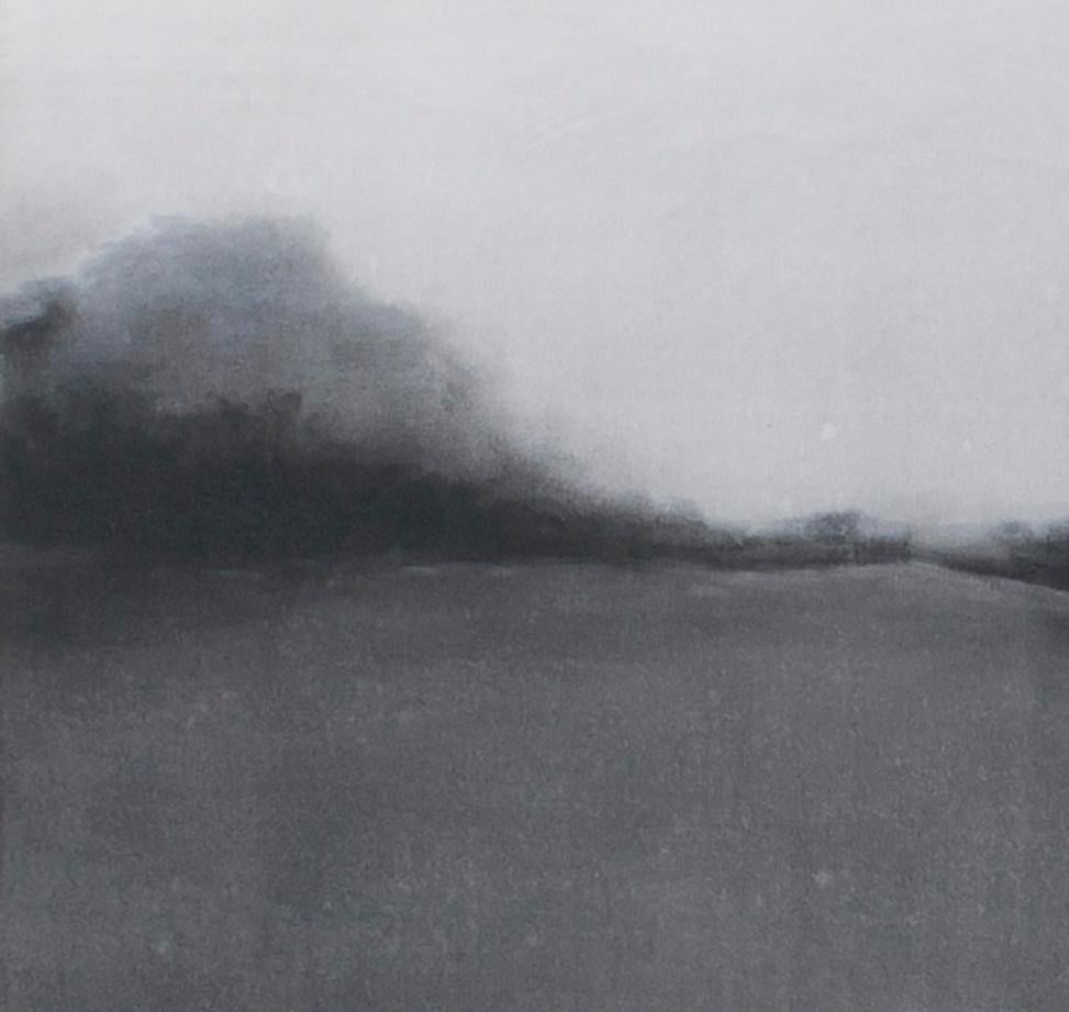 Paisaiak VII - 21. Jahrhundert, Zeitgenössische Kunst, Wasser, Landschaftsmalerei, Dunkelheit (Grau), Landscape Painting, von Jon Errazu