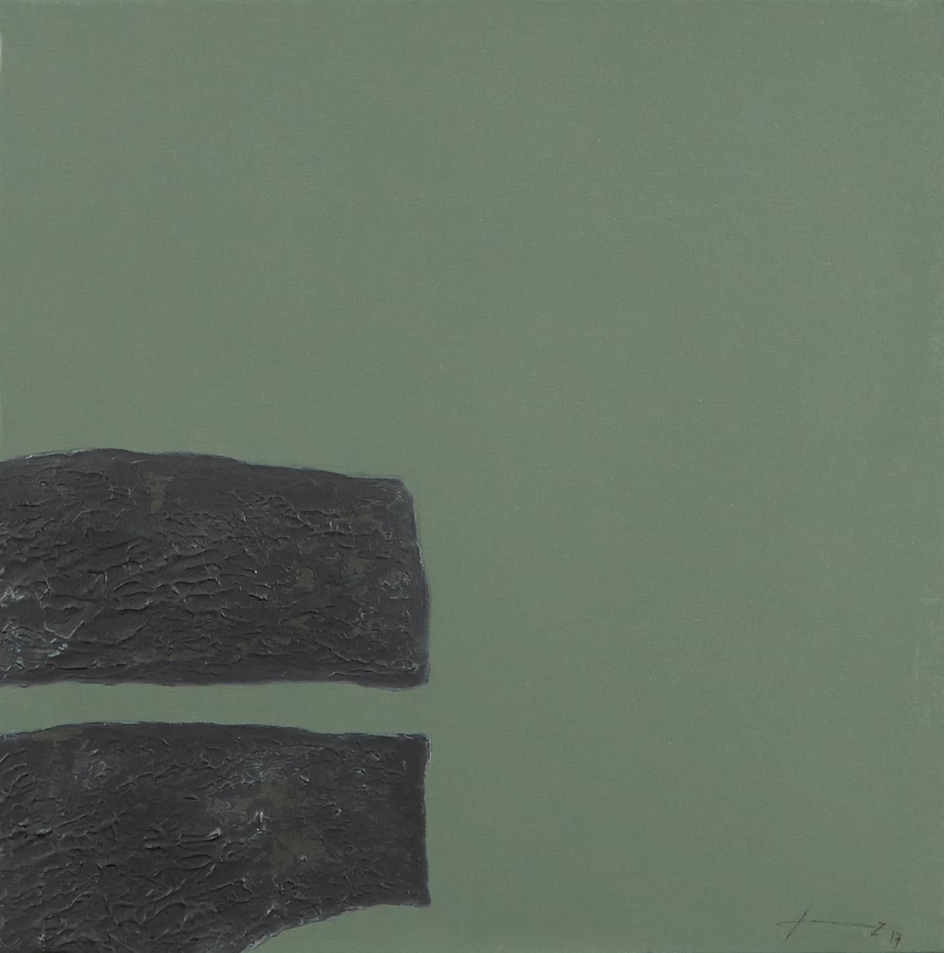 Stones XXIII - 21st Century, Contemporary, Abstract Painting, Mixed Media
