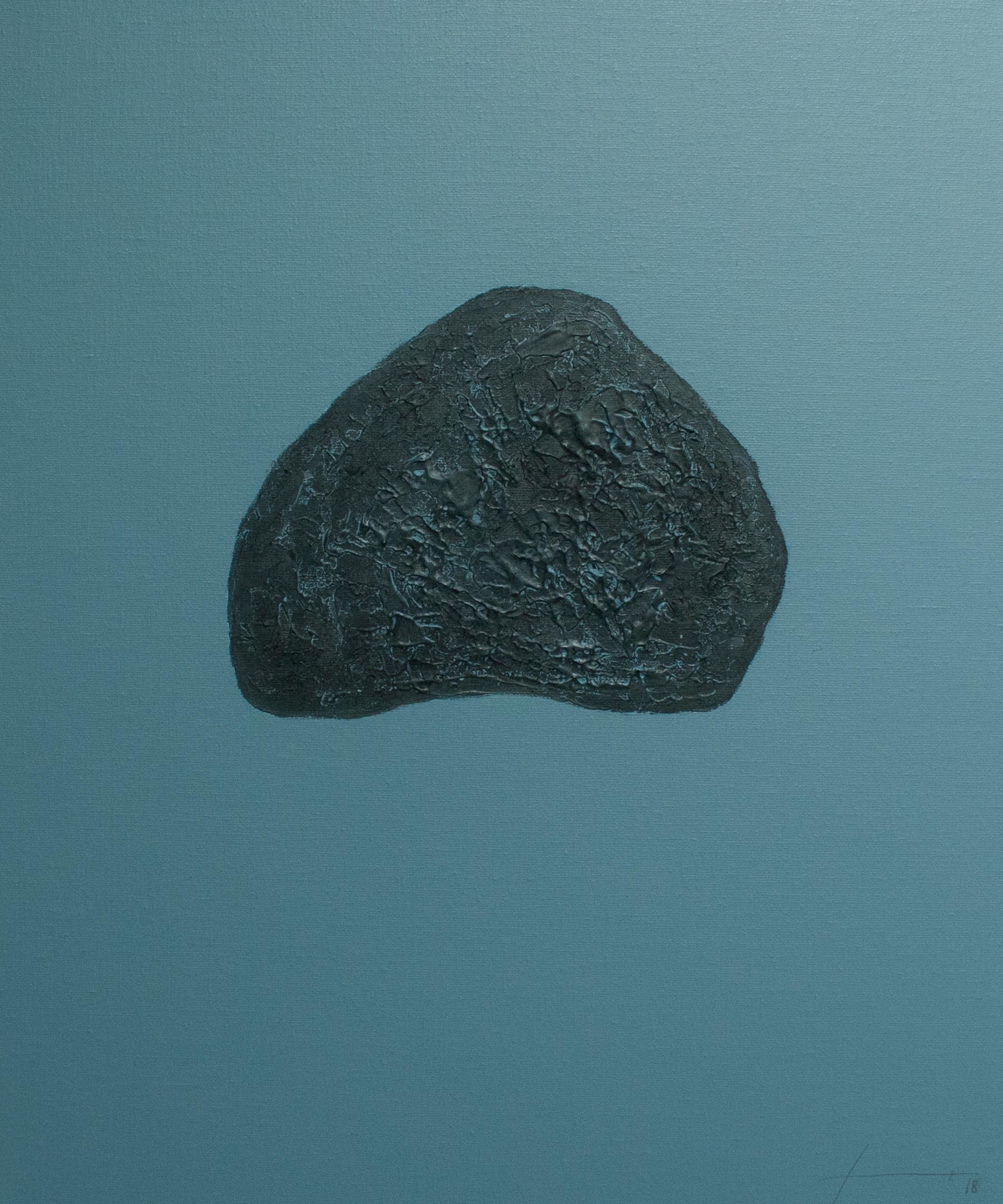 Stones XXX (II) - 21st Century, Contemporary, Abstract Painting, Mixed Media