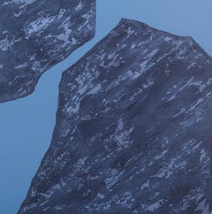 A Stone XXXIII - 21e siècle, Contemporain, Peinture abstraite, Technique mixte