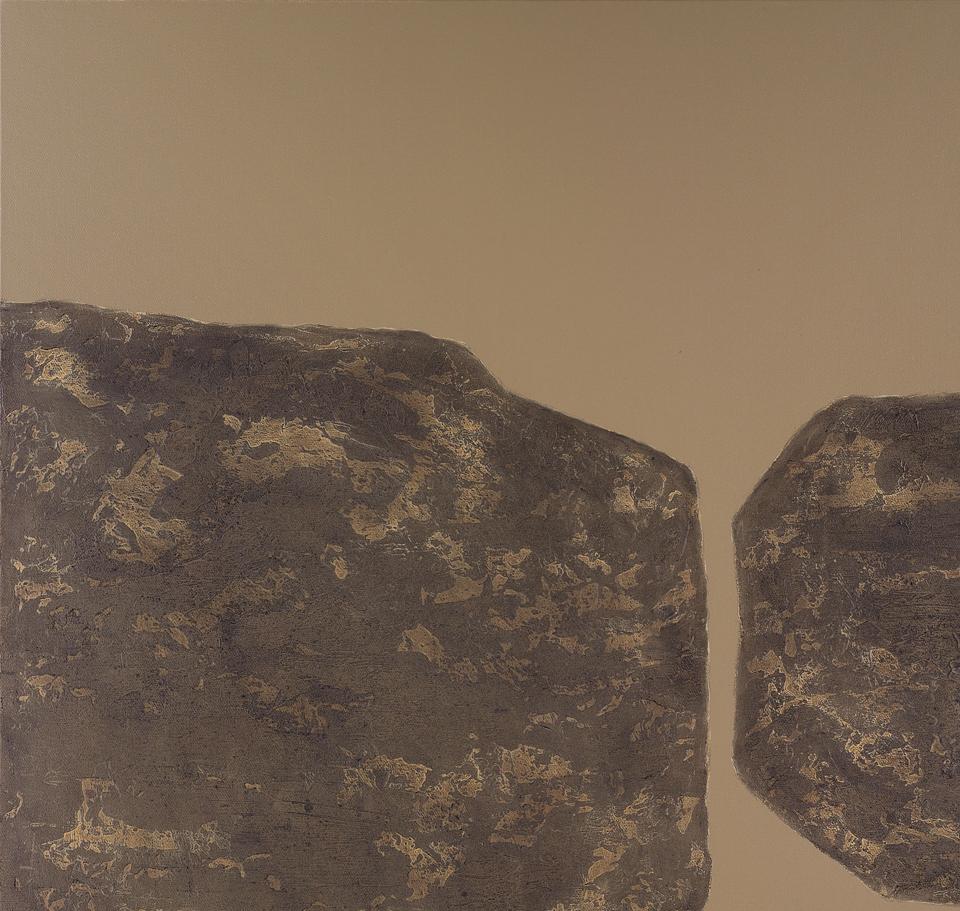 Stones XXXIV - 21. Jahrhundert, Zeitgenössisch, Abstrakte Malerei, Mixed Media im Angebot 2