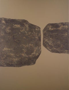 A Stone XXXIV - 21e siècle, Contemporain, Peinture abstraite, Technique mixte