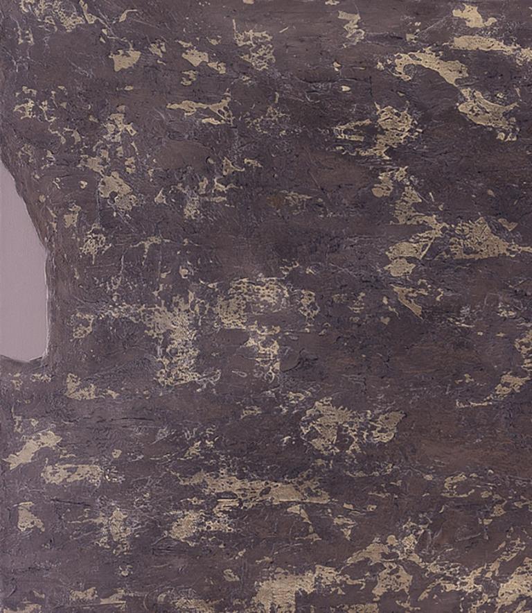 Stones XXXVI - 21st Century, Contemporary, Abstract Painting, Mixed Media - Gray Landscape Painting by Jon Errazu