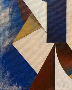 Rendezvous, original painting, abstract, contemporary