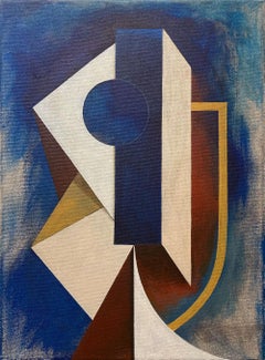 Rendezvous, original painting, abstract, contemporary