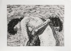 Rettung, Moderne Aquatintaradierung von Jon Imber