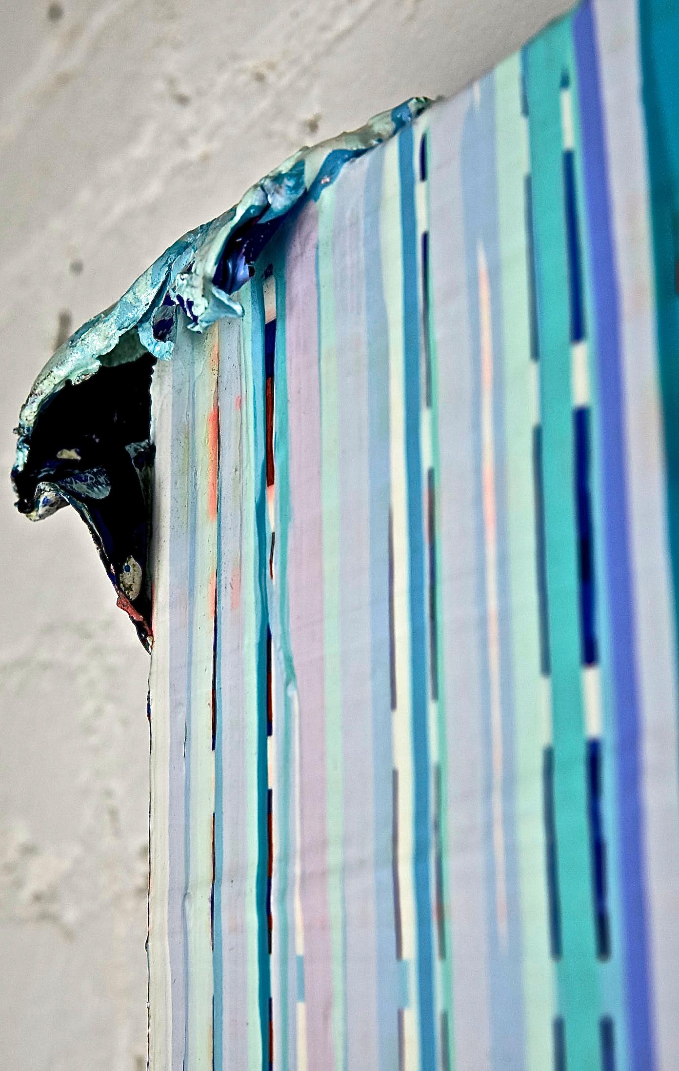 Caeruleum Continuum Acryl auf Leinwand Gemälde Jon James REP von Tuleste Factory im Angebot 1