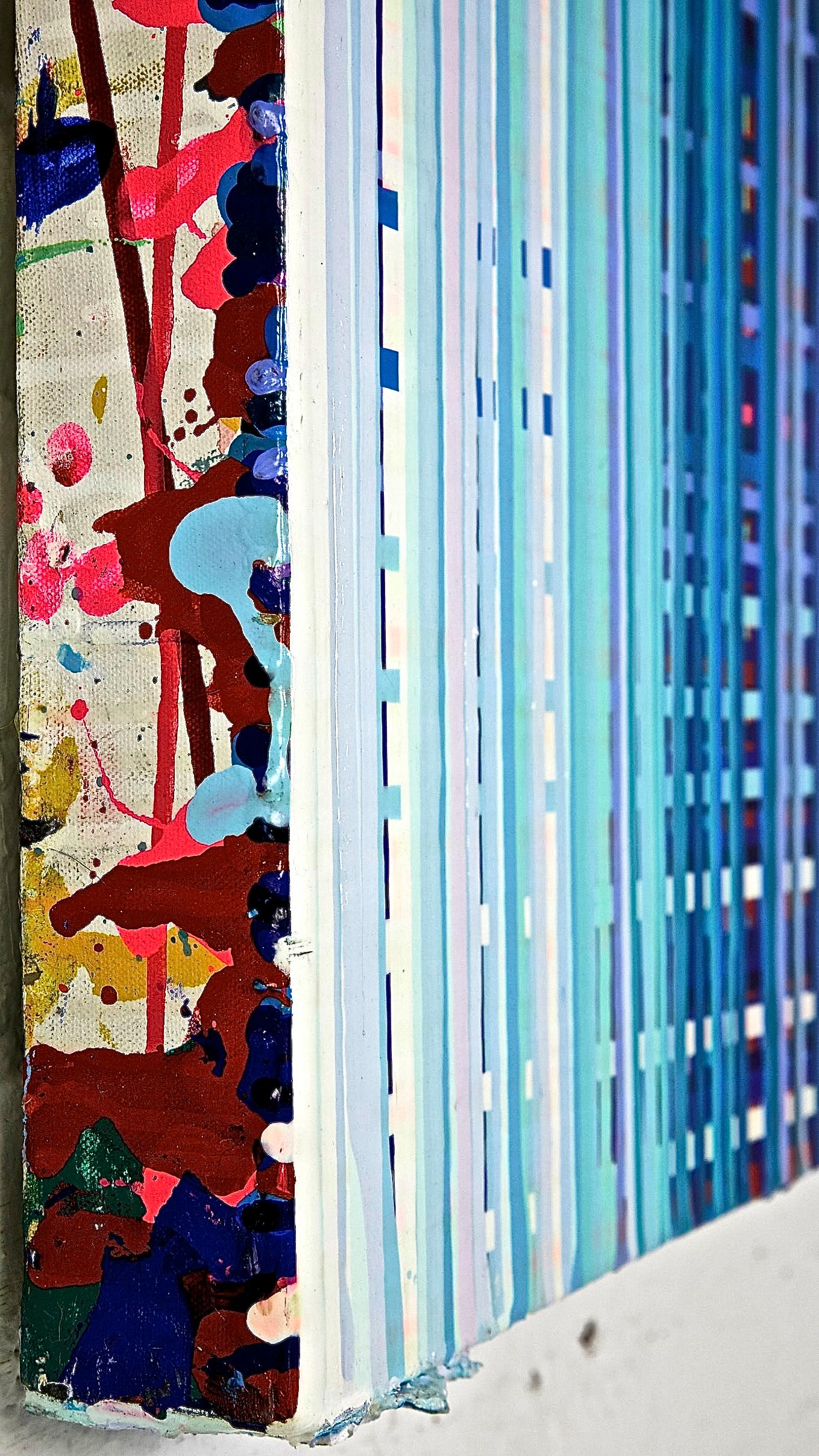 Caeruleum Continuum Acryl auf Leinwand Gemälde Jon James REP von Tuleste Factory im Angebot 3
