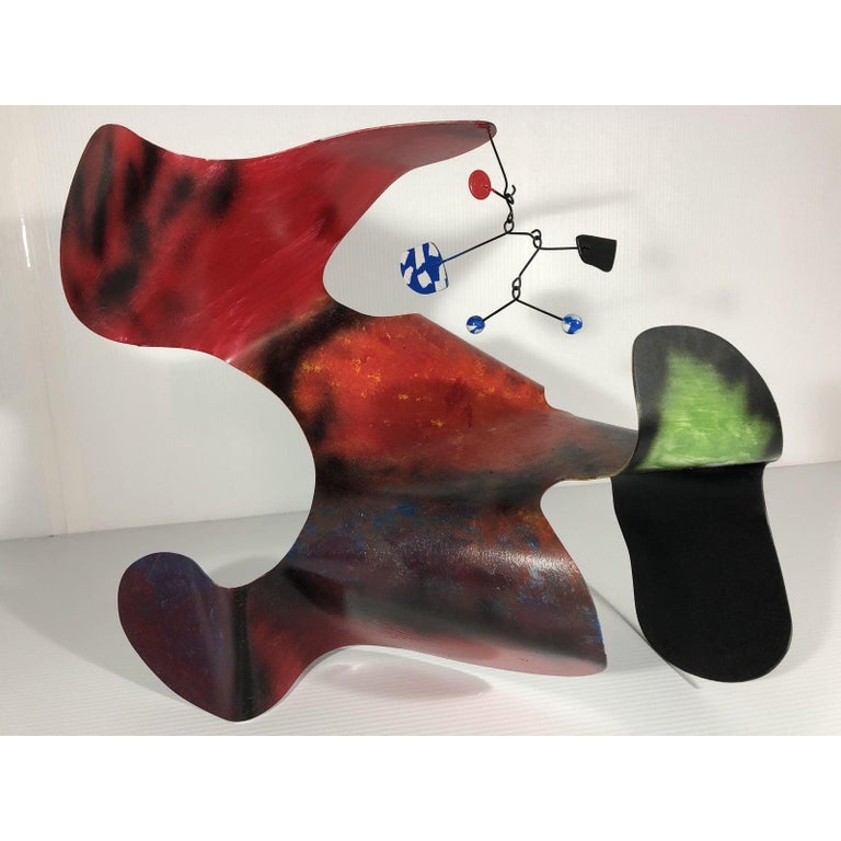 Jon Krawczyk Abstract Mobile Desk Sculpture, 1995 In Good Condition For Sale In Miami, FL